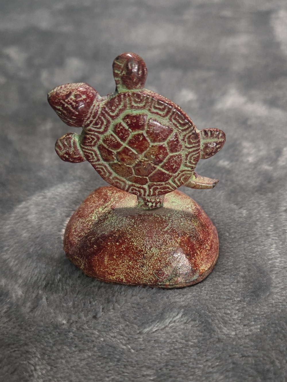 Metal Turtle Paper Weight Decoration
